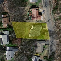 111 Blake St, Newton MA 02460-2032 aerial view