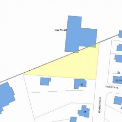 11 Lexington St, Newton MA  02465-1029 plot plan