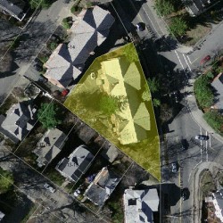 543 Centre St, Newton MA 02458-2066 aerial view