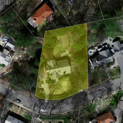 50 Colbert Rd, Newton MA 02465-2907 aerial view