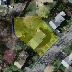 36 Brandeis Rd, Newton MA  02459-2709 aerial view