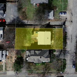 8 Colman St, Newton MA  02465-1707 aerial view