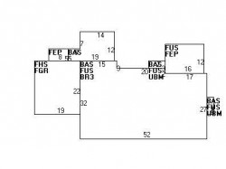 124 Dartmouth St, Newton MA 02465-2839 floor plan