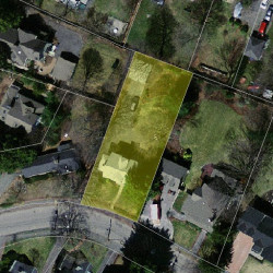 43 Central St, Newton MA 02466-2402 aerial view