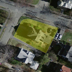 4 Copley St, Newton MA  02458-2205 aerial view