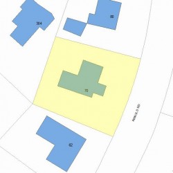 70 Arnold Rd, Newton MA 02459-3136 plot plan
