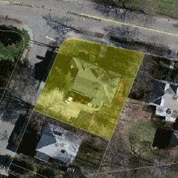 200 Commonwealth Ave, Newton MA  02459 aerial view