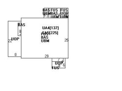 156 Woodward St, Newton MA 02461-1313 floor plan
