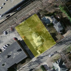 25 Paul St, Newton MA 02459-2452 aerial view