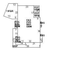 145 Gibbs St, Newton MA 02459-1927 floor plan