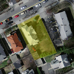 608 Watertown St, Newton MA  02460-1316 aerial view