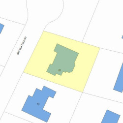 81 Broken Tree Rd, Newton MA 02459-3416 plot plan