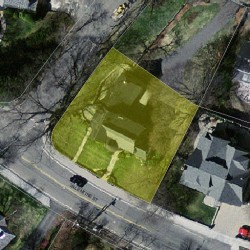 240 Valentine St, Newton MA 02465-3031 aerial view