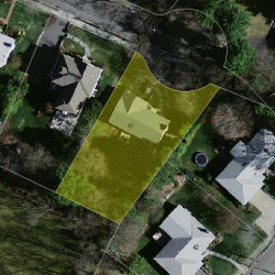 45 Columbine Rd, Newton MA 02459-3444 aerial view