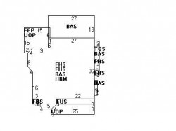 69 Hillside Ave, Newton MA 02465-2543 floor plan