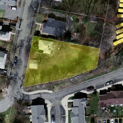 30 Crescent St, Newton MA  02465-2008 aerial view