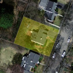 133 Winslow Rd, Newton MA 02468-1743 aerial view