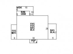 250 Dorset Rd, Newton MA 02468-1428 floor plan