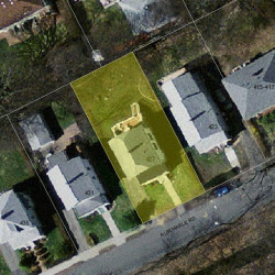 427 Albemarle Rd, Newton MA 02460-1357 aerial view