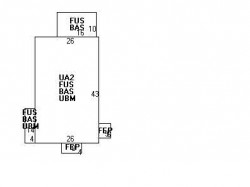 65 Waban St, Newton MA 02458-1456 floor plan