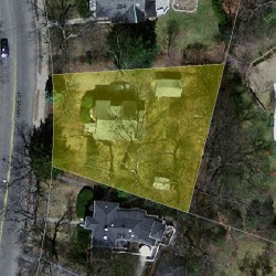 210 Grove St, Newton MA  02466-2235 aerial view