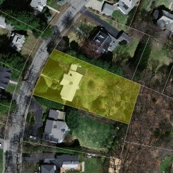 28 Varick Rd, Newton MA 02468-1319 aerial view