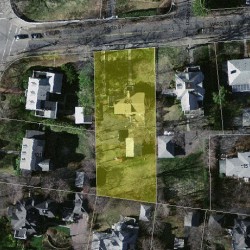 460 Ward St, Newton MA  02459-1258 aerial view