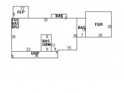 82 Miller Rd, Newton MA  02459-2436 floor plan