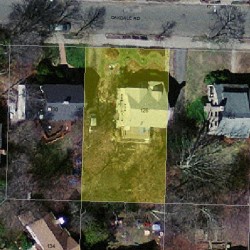 126 Oakdale Rd, Newton MA 02461-1813 aerial view