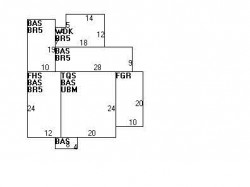 90 Jackson St, Newton MA 02459-2512 floor plan