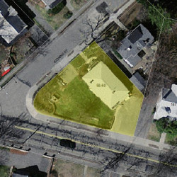 60 Judkins St, Newton MA  02460-1416 aerial view