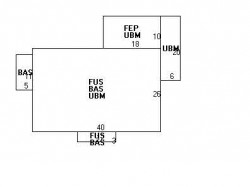 124 Cotton St, Newton MA  02458-2624 floor plan