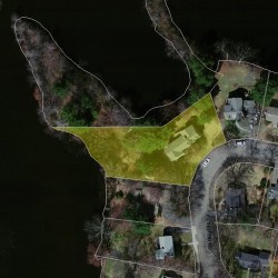 280 Islington Rd, Newton MA  02466-1019 aerial view