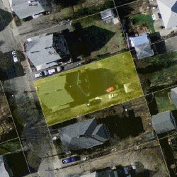 56 Dalby St, Newton MA 02458-1031 aerial view