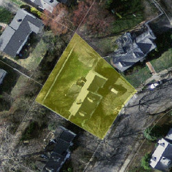 41 Truman Rd, Newton MA 02459-2639 aerial view