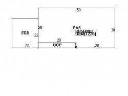 600 Dedham St, Newton MA  02459-2943 floor plan