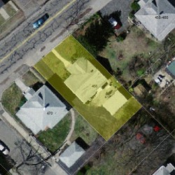 466 California St, Newton MA  02460-1213 aerial view
