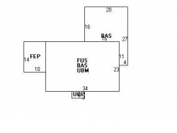 152 Clark St, Newton MA  02459-2460 floor plan