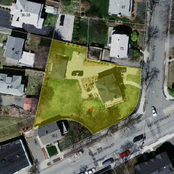 77 Davis Ave, Newton MA 02465-1925 aerial view