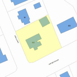 835 Watertown St, Newton MA 02465-2127 plot plan