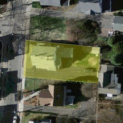 28 Jasset St, Newton MA 02458-1003 aerial view