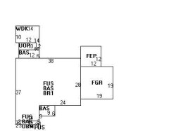 47 Brackett Rd, Newton MA  02458-2611 floor plan