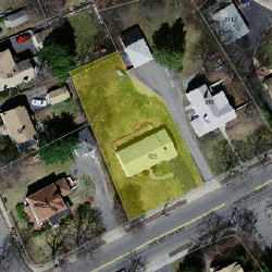 825 Watertown St, Newton MA  02465-2127 aerial view