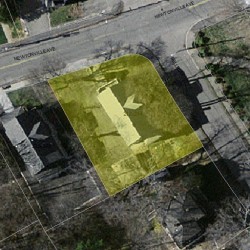 212 Newtonville Ave, Newton MA 02458-1844 aerial view
