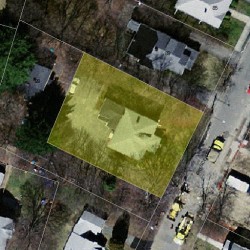 95 Crescent St, Newton MA 02466-2509 aerial view