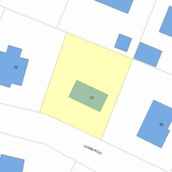 63 Lombard St, Newton MA 02458-2513 plot plan