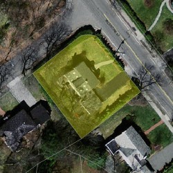 111 Valentine St, Newton MA 02465-3027 aerial view