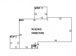 81 Sharpe Rd, Newton MA 02459-3032 floor plan