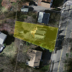 329 Parker St, Newton MA  02459-2630 aerial view