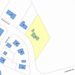 19 Islington Rd, Newton MA  02466-1005 plot plan